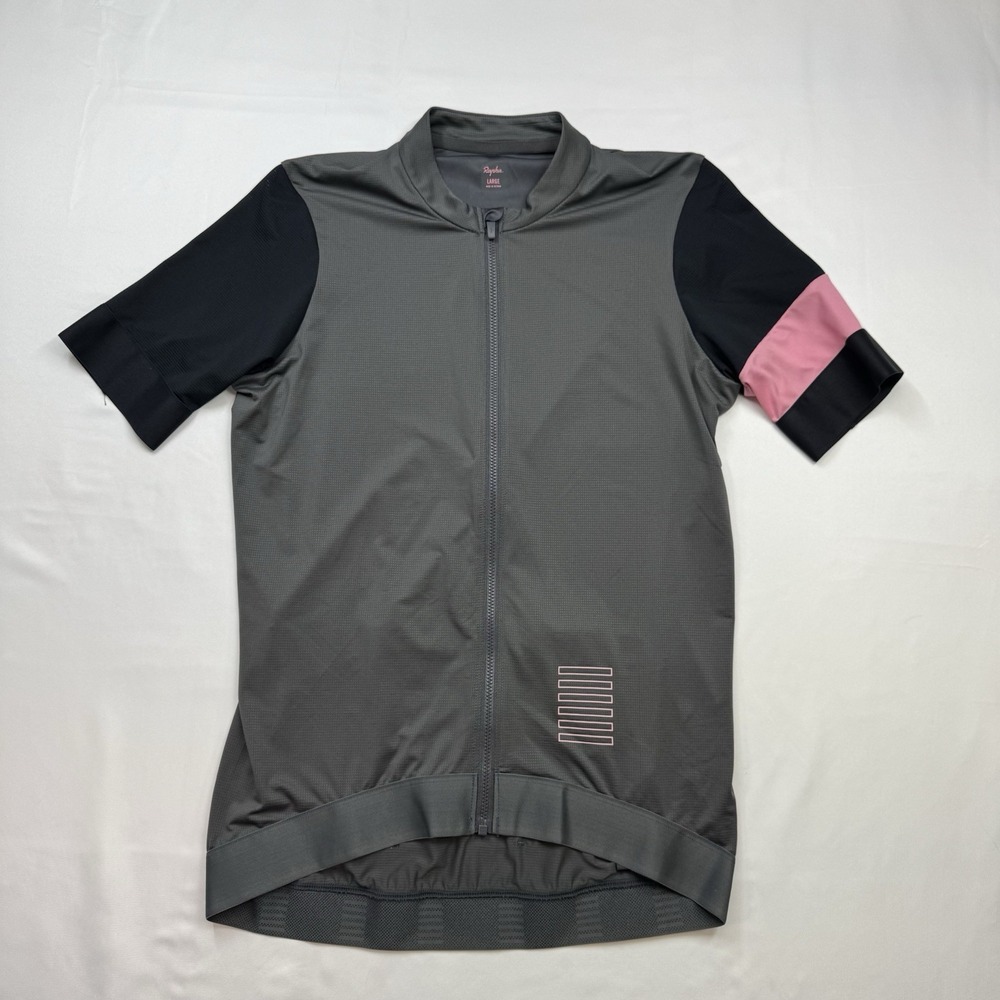 Rapha‎ WOMEN'S PRO TEAM TRAININGJERSEY Size Large Gray with Pink New